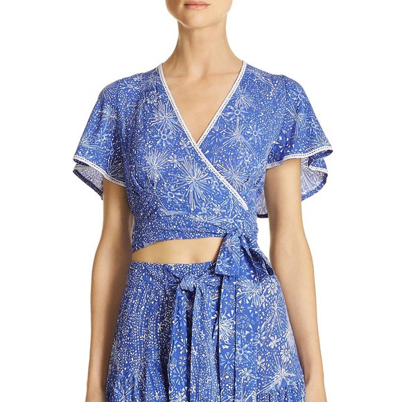 Poupette St Barth Nola Wrap Top - Picture 1 of 2